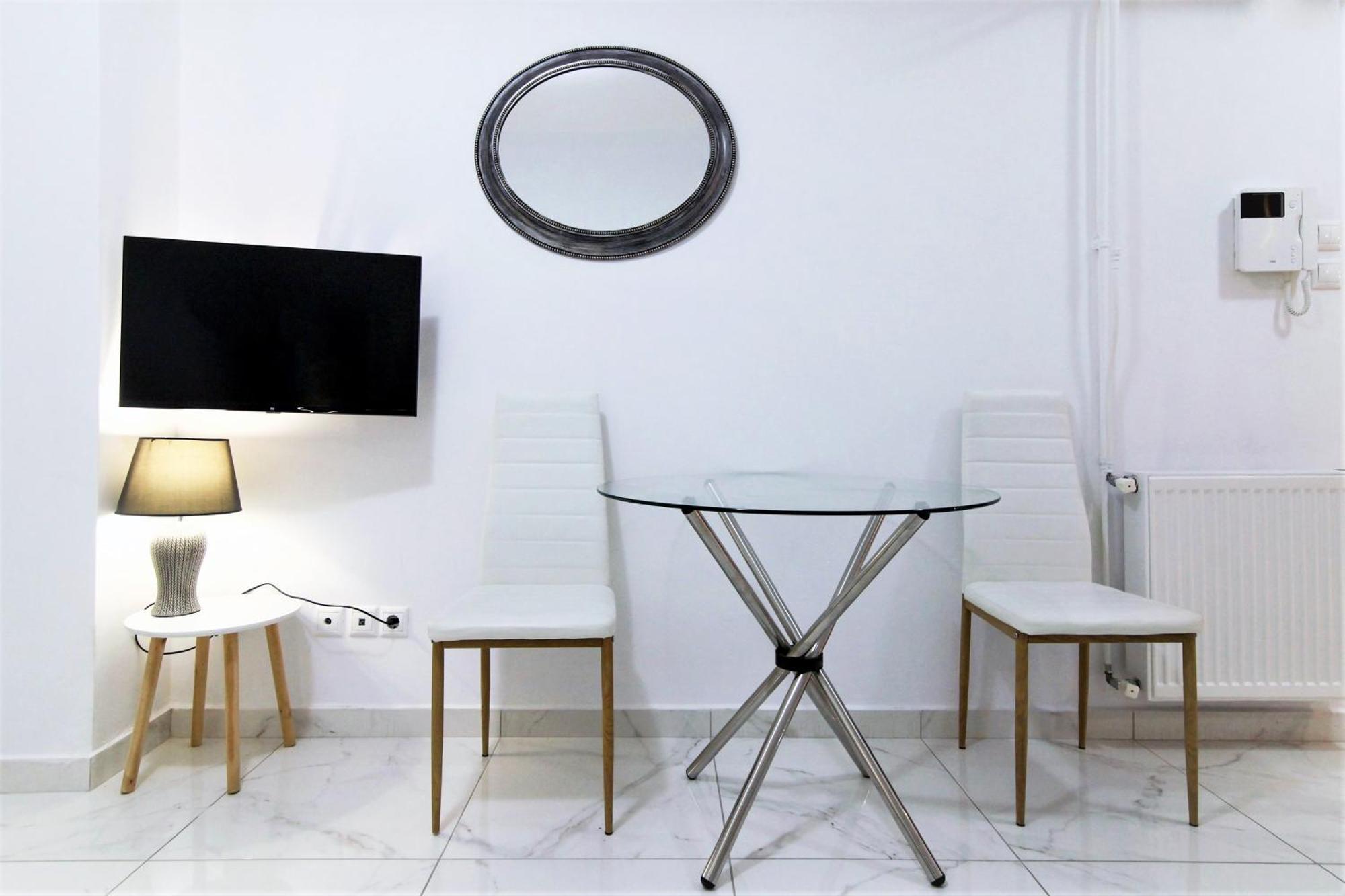 White Apartment/Kolwnaki/100Mbps/Wifi Aten Exteriör bild